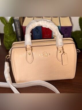 Coach Rowan Satchel Bag In Signature Leather
